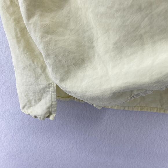 EILEEN FISHER Tank Top 3X Plus Linen Silk Woven Round Neck Shell Yellow - Picture 7 of 12